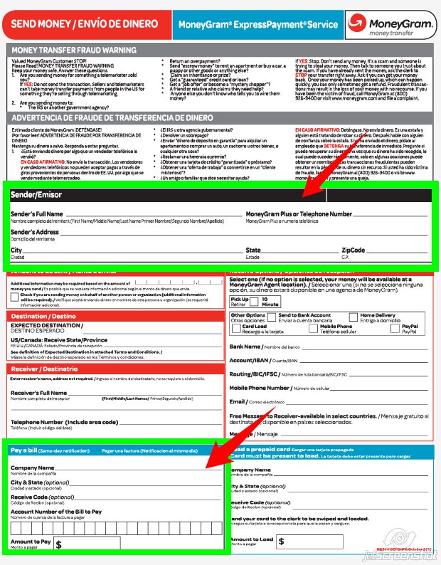 ManageGo MoneyGram ID
